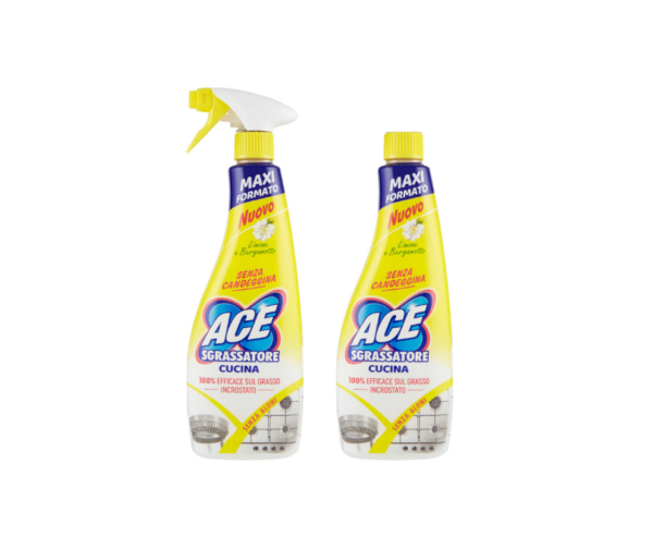 ACE Candeggina Spray Mousse, 800 ml : : Salute e cura della persona
