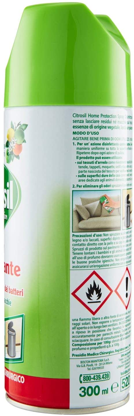 Spray Disinfettante Citrosil Agrumi - 300 ml > SERVIZI COTFASA