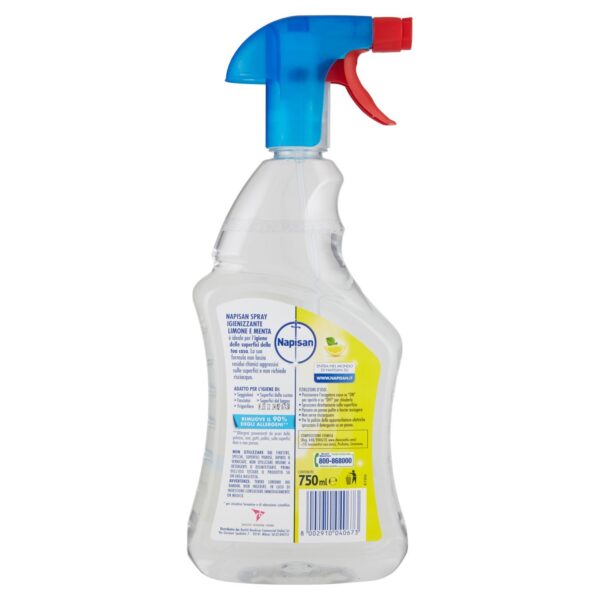 Napisan Spray Igienizzante Bagno Limone e Menta - 750 ml > SERVIZI COTFASA