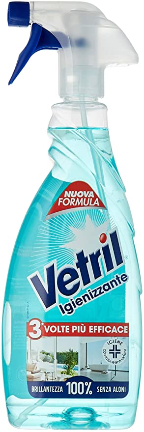 Vetril Igienizzante Vetri e superfici spray - 650 ml - 🚚 Europa e UK!